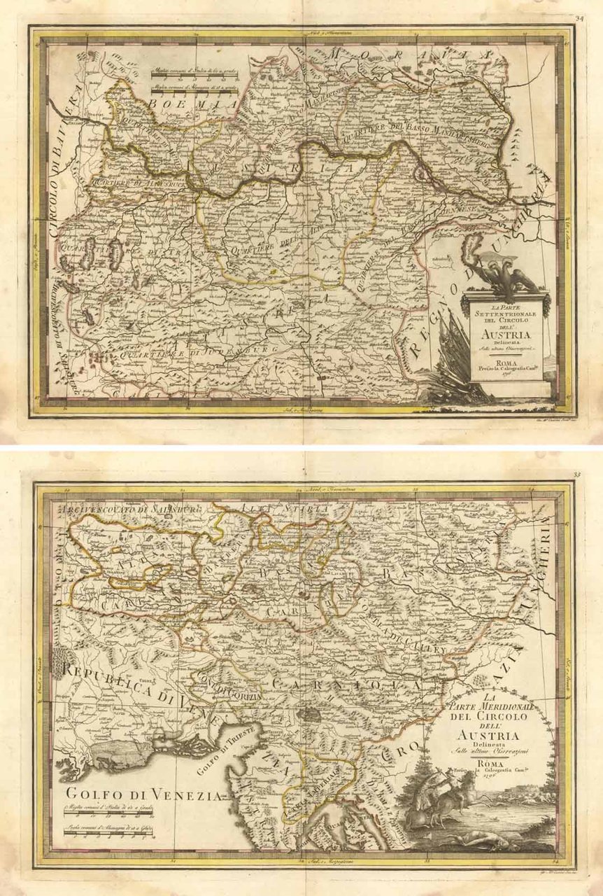 La parte settentrionale del Circolo dell'Austria delineata sulle ultime osservazioni …