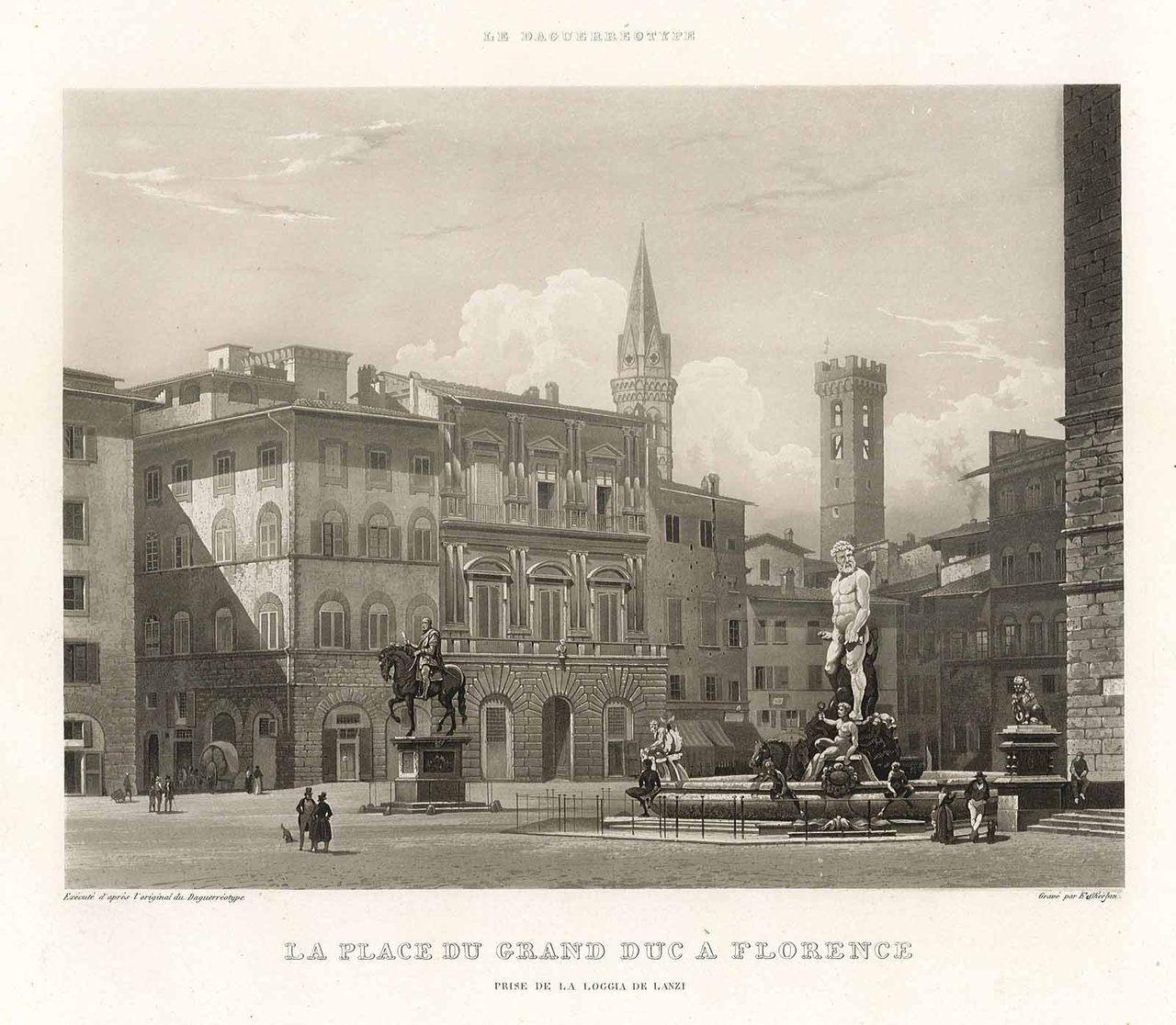 La Place du Grand Duc à Florence