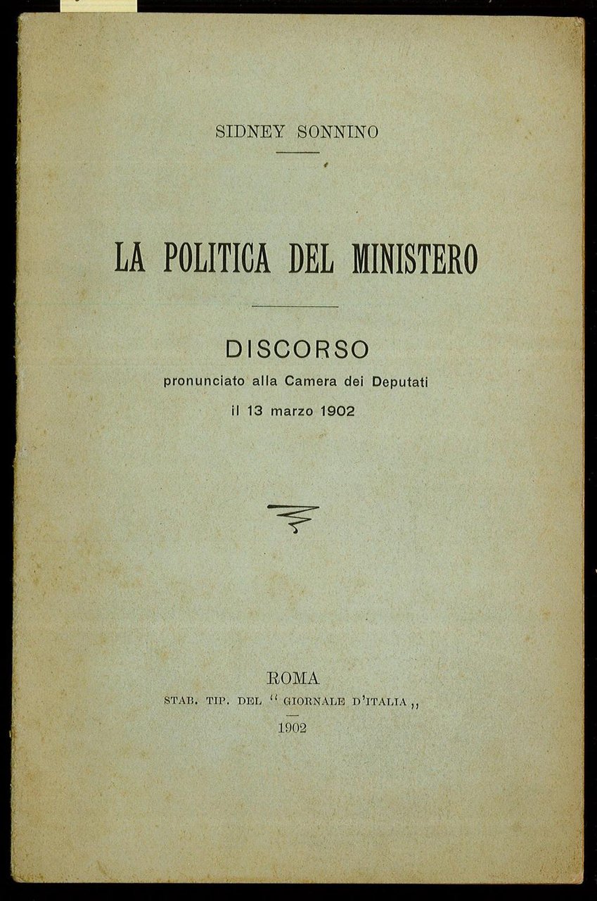 La politica del Ministero