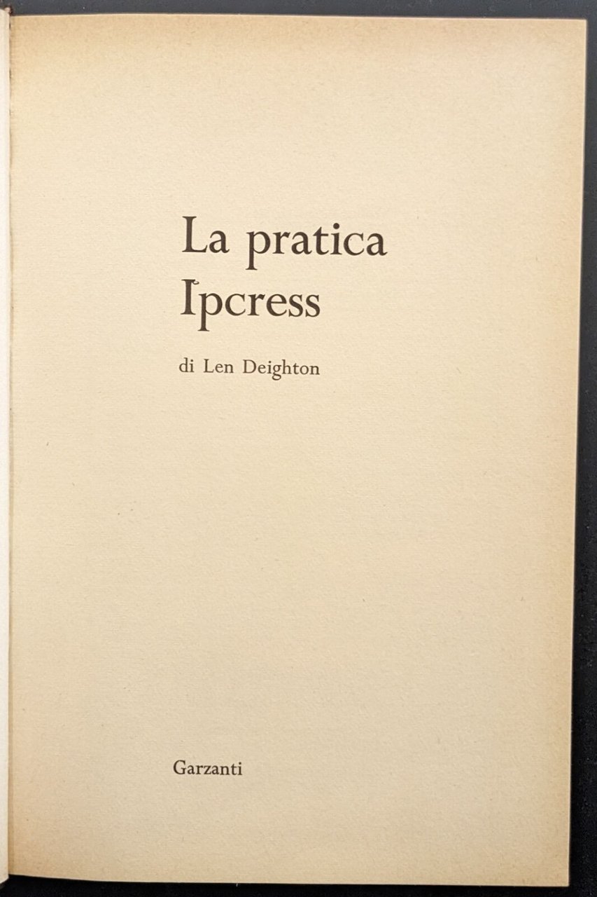 La pratica Ipcress | Immagine principale