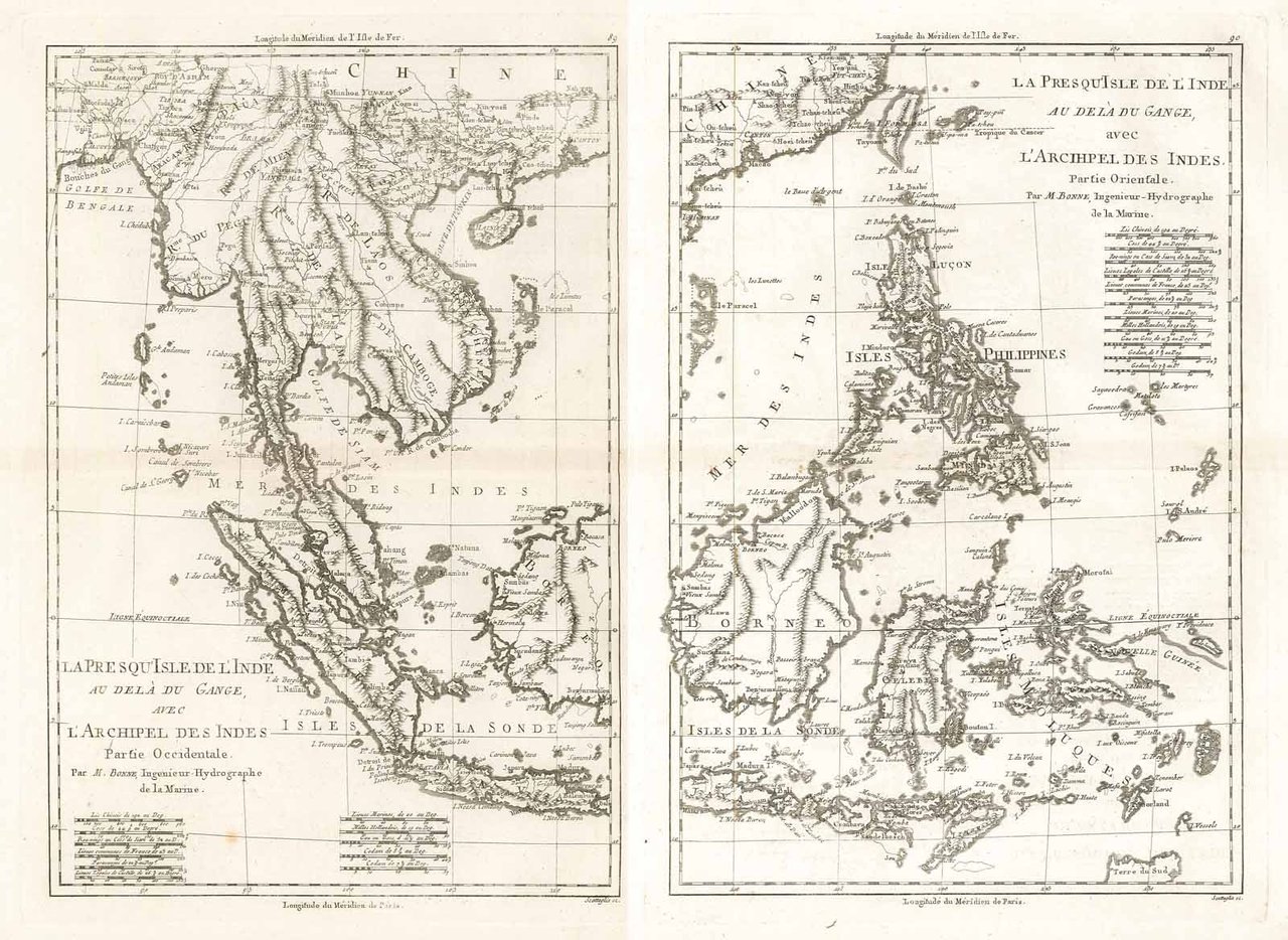 La presqu'Isle de l'Inde au delà du Gange avec l'Archipel …