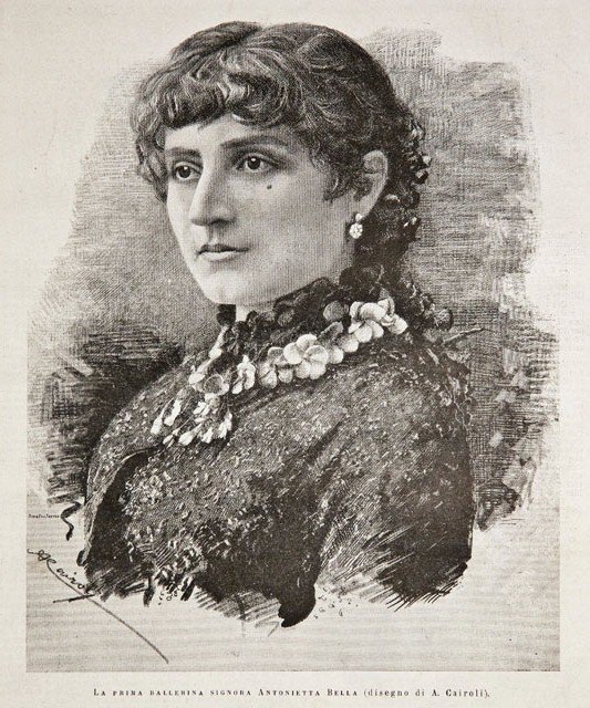 La prima ballerina signora Antonietta Bella