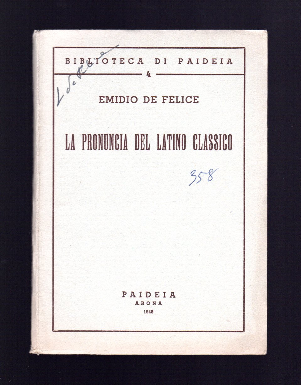 La pronuncia del latino classico