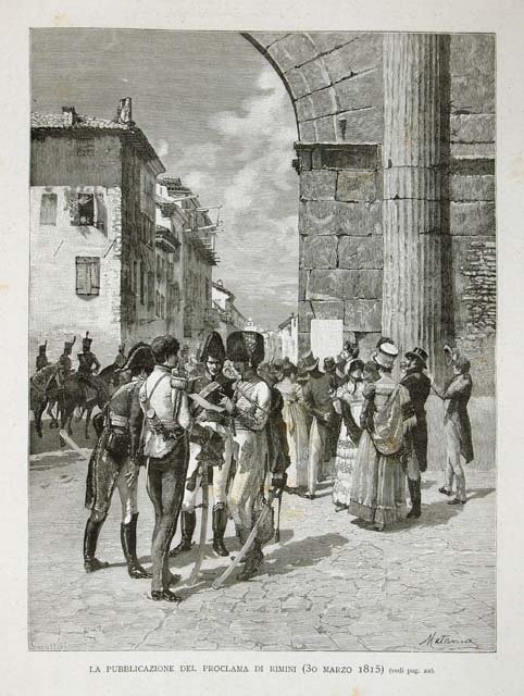 La pubblicazione del proclama di Rimini ( 30 marzo 1815)