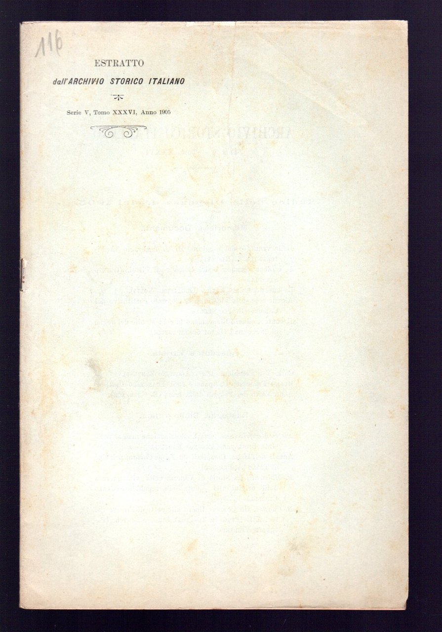 La questione del Cavalca