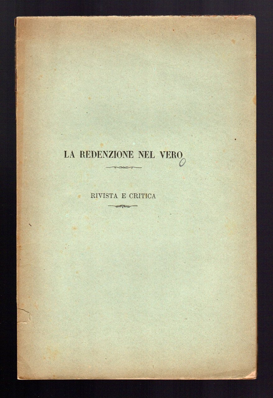 La redenzione nel vero