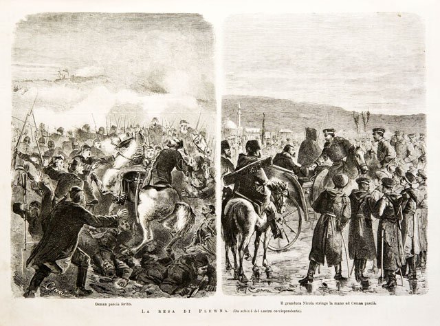 La resa di Plewna / Osman Pascià ferito.- Il granduca …