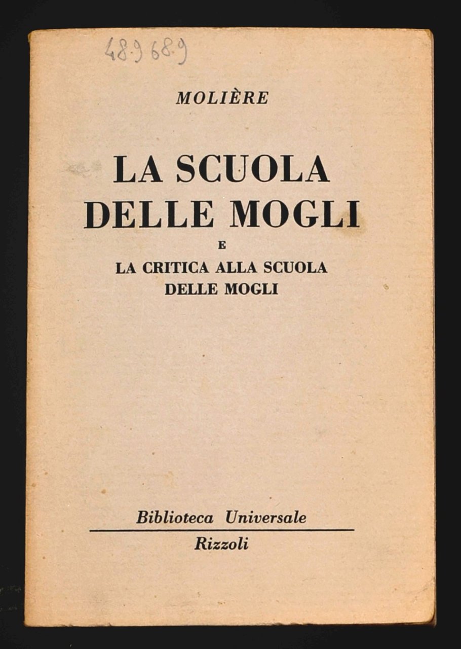 La scuola delle mogli e la critica alla scuola delle …