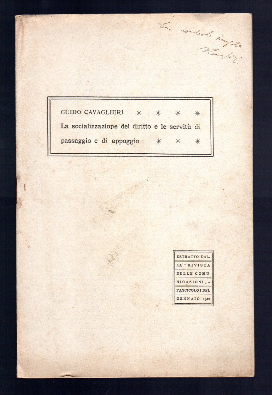 La socializzazione del diritto e le servitù di passaggio e …