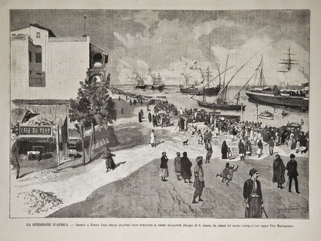 La spedizione d’Africa / Arrivo a Porto Said delle quattro …