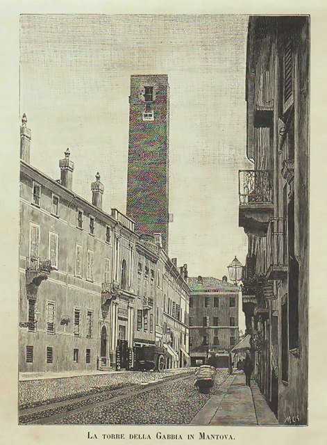 La torre della Gabbia in Mantova