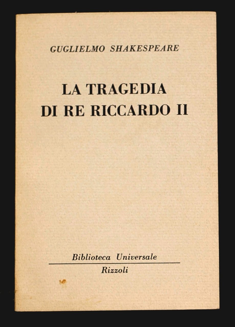 La tragedia di re Riccardo II