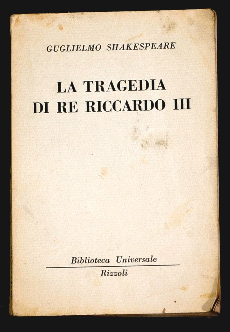 La tragedia di re Riccardo III