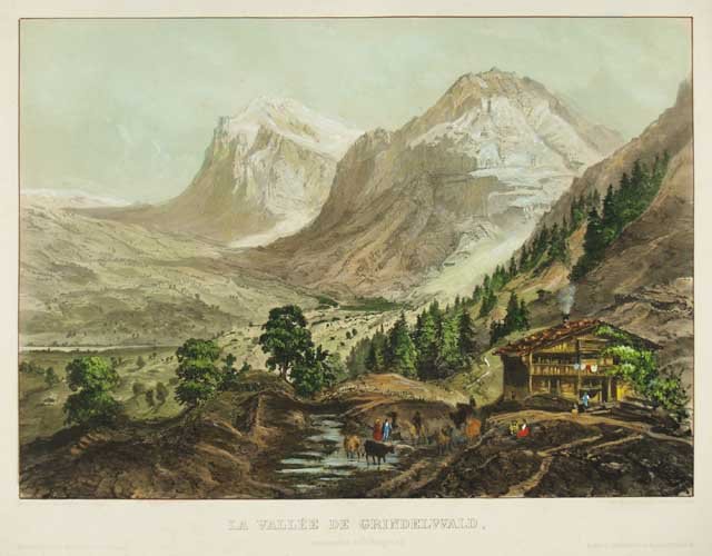 La vallée de Grindelwald en descendant de la Wengern Alp