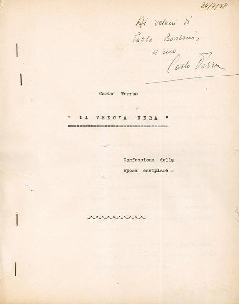 La vedova nera - Confessione della sposa esemplare | Immagine principale