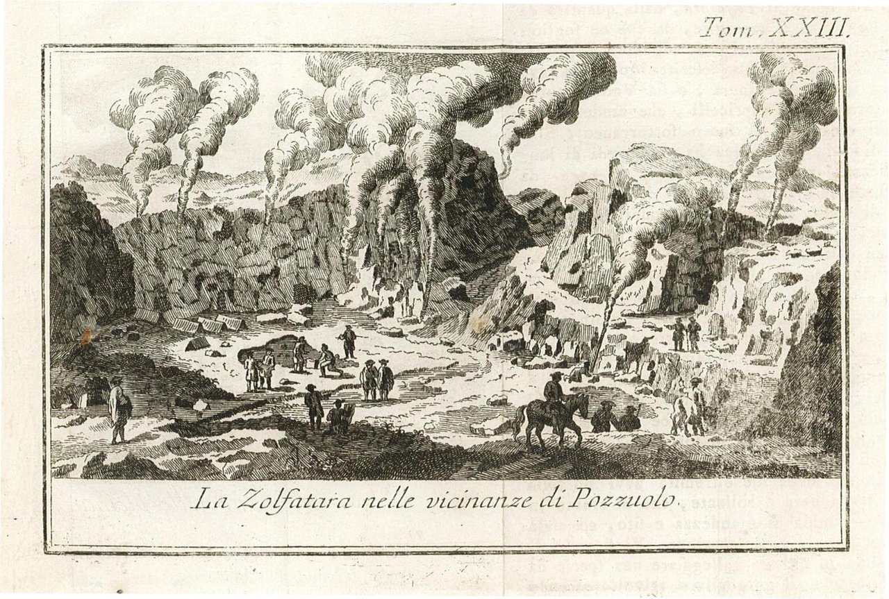 La Zolfatara nelle vicinanze di Pozzuolo