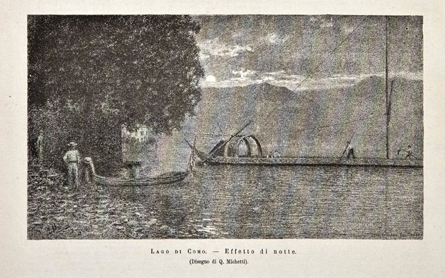 Lago di Como - Effetto di notte