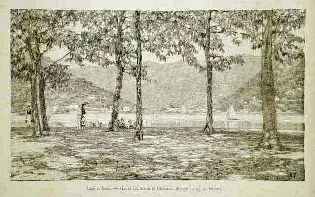 Lago di Como - Veduta del bacino di Cernobbio