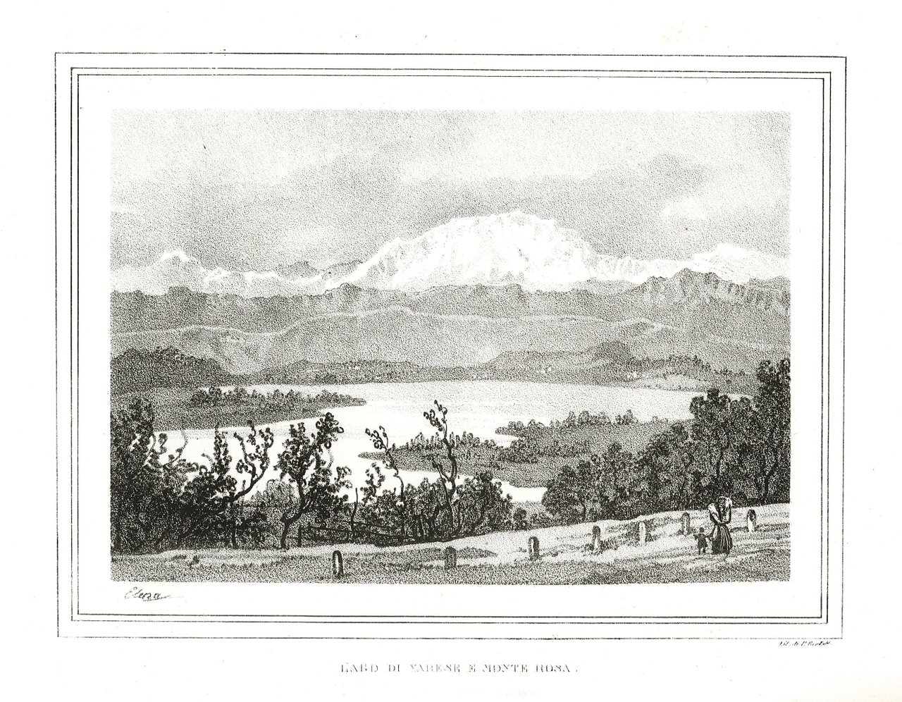 Lago di Varese e Monte Rosa