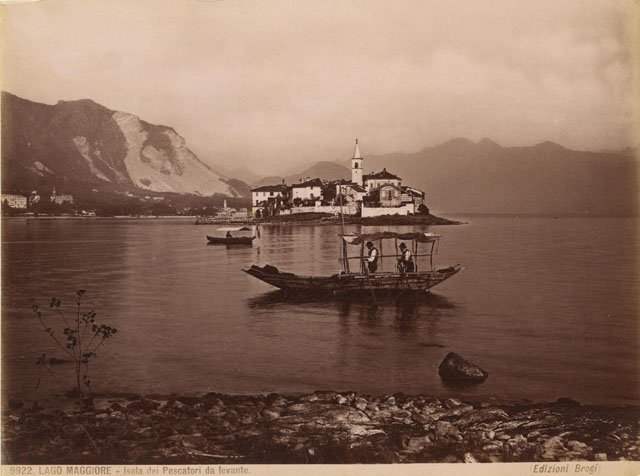 Lago Maggiore - Isola dei Pescatori da levante179x244