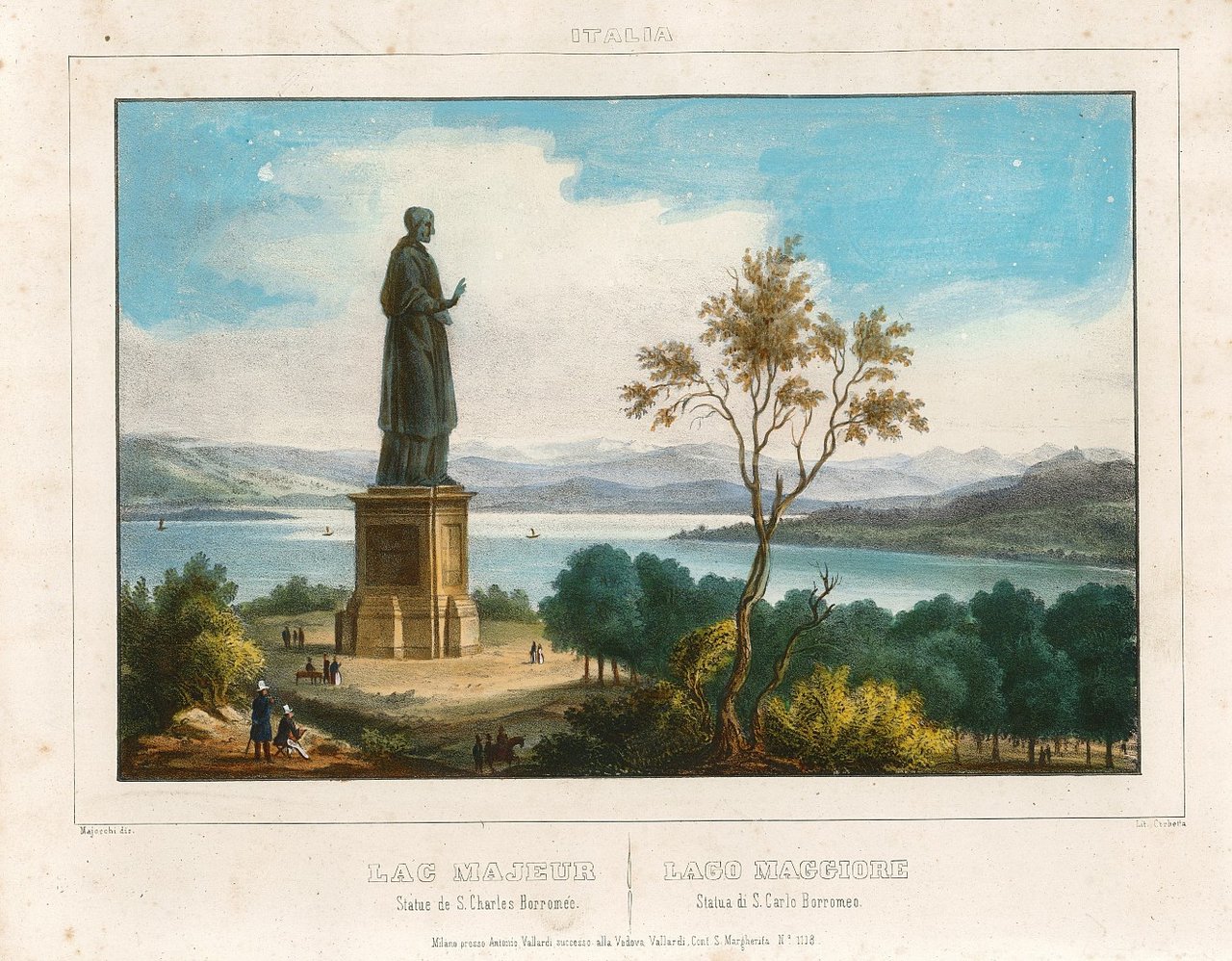 Lago Maggiore Statua di S. Carlo Borromeo