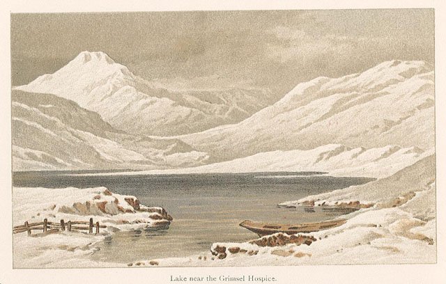 Lake near the Grimsel Hospice