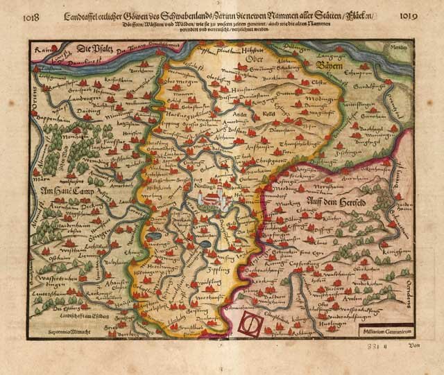 Landtaffel ettlicher Goewen des Schwabenlands.