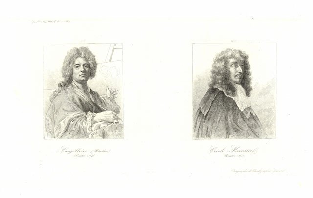 Largillière (Nicolas) peintre - Carlo Maratta peintre