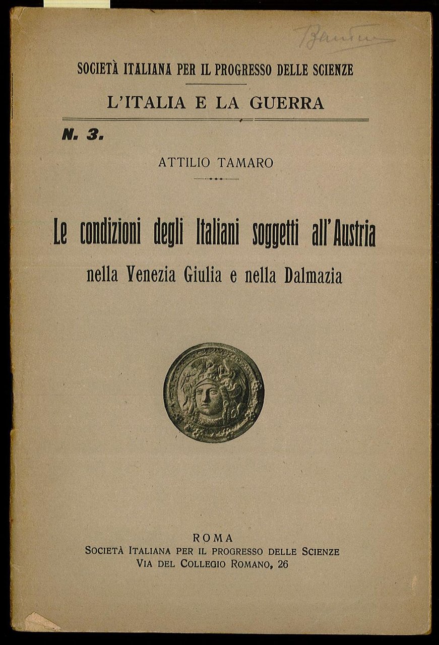 Le condizioni degli italiani soggetti all'Austria nella Venezia Giulia e …