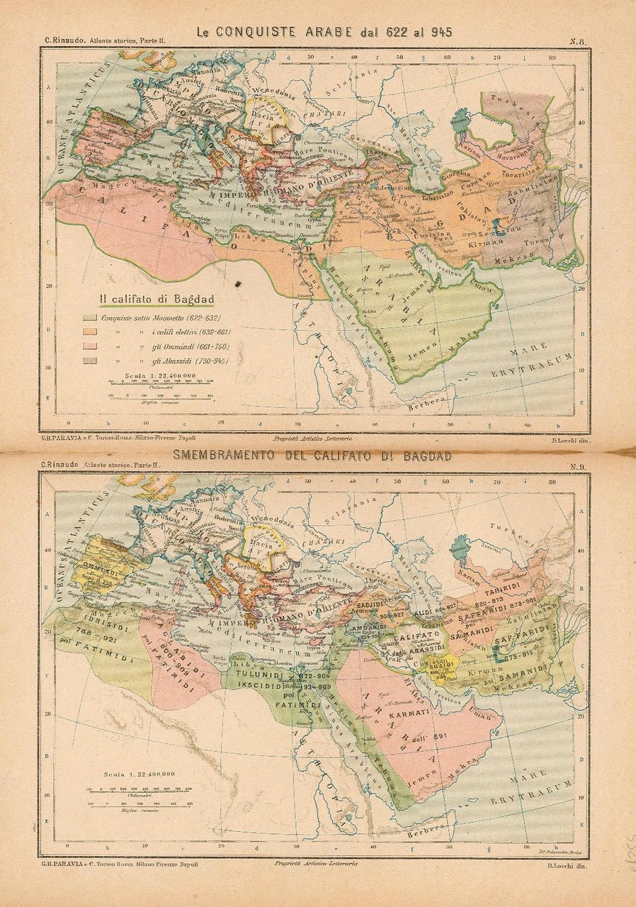 Le conquiste arabe dal 622 al 945 - Smembramento del …