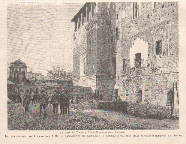 Le esposizioni di Milano del 1894 - L’isolamento del Castello …