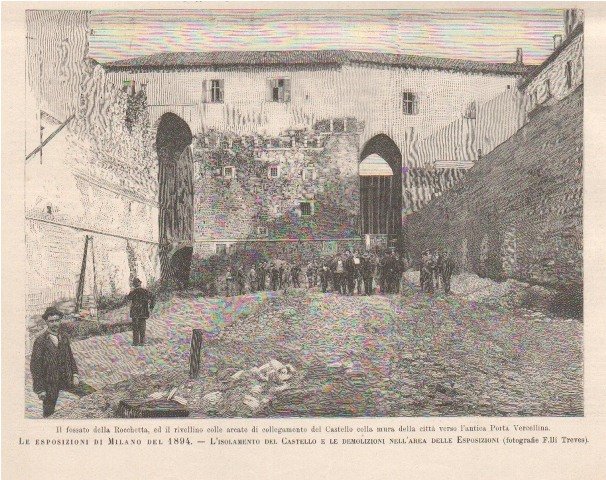 Le esposizioni di Milano del 1894 - L’isolamento del Castello …