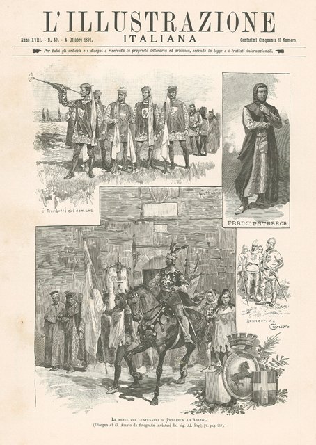 Le feste pel centenario di Petrarca ad Arezzo