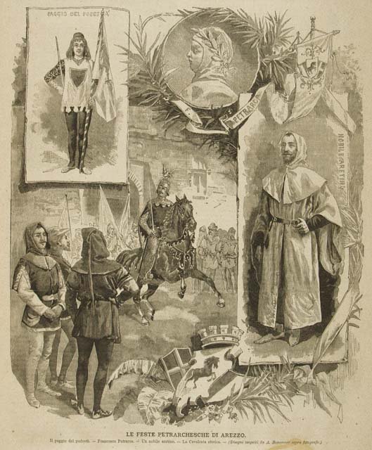 Le feste petrarchesche di Arezzo - Il paggio del Podestà …