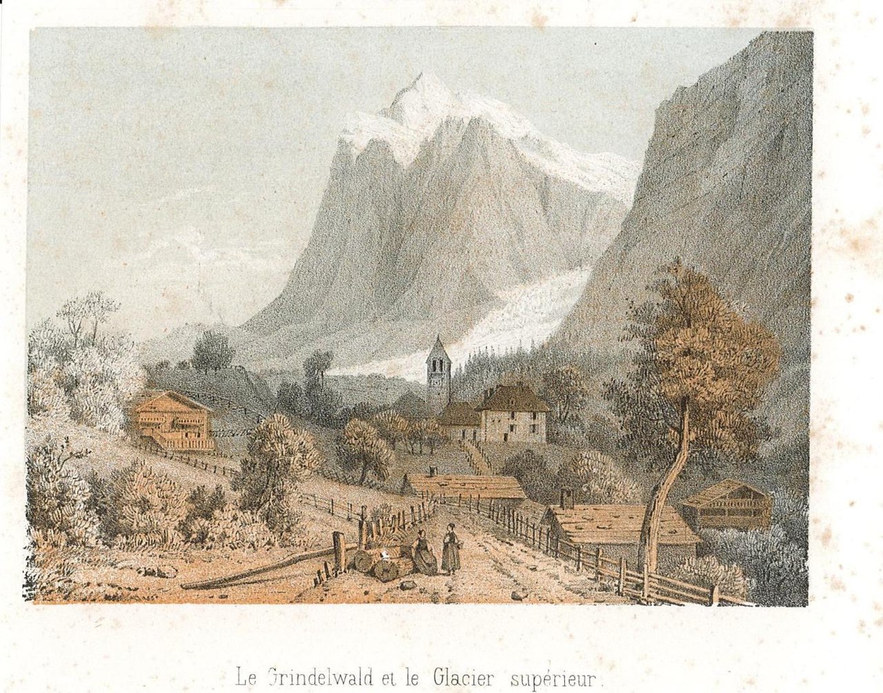 Le Grindelwald et le Glacier superieur