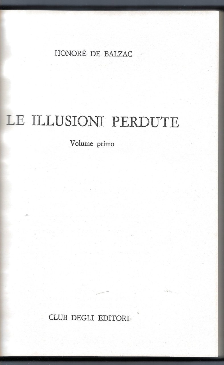 Le illusioni perdute