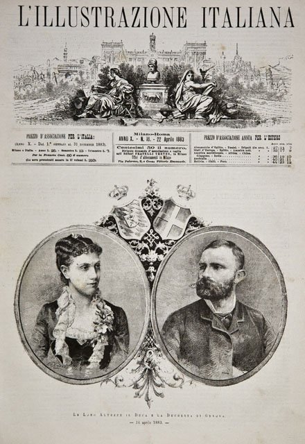 Le Loro Altezze il Duca e la Duchessa di Genova …