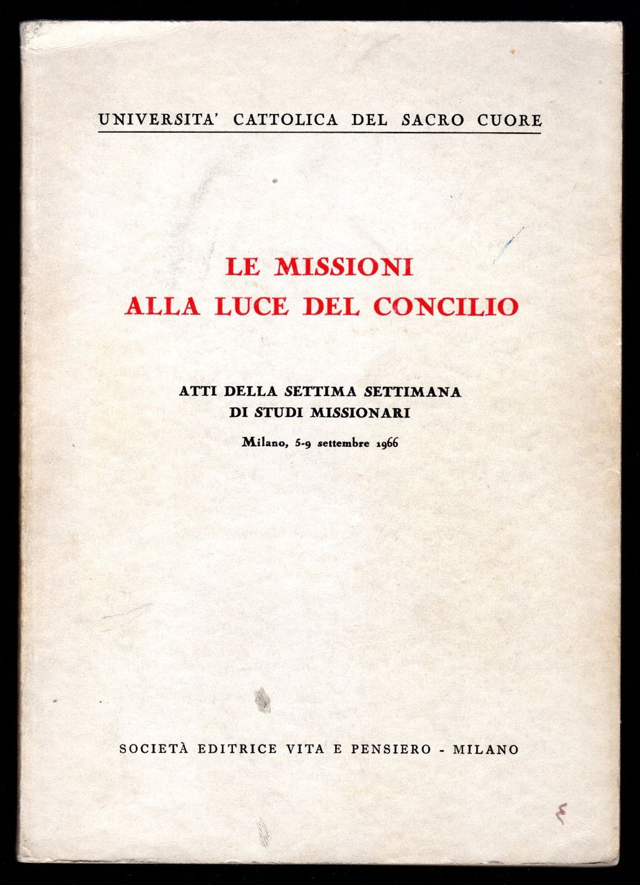 Le missioni alla luce del Concilio