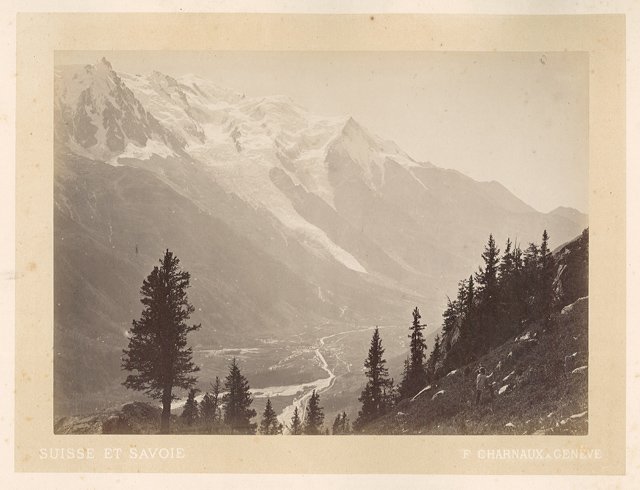 Le Mont Blanc vue prise de la Fle