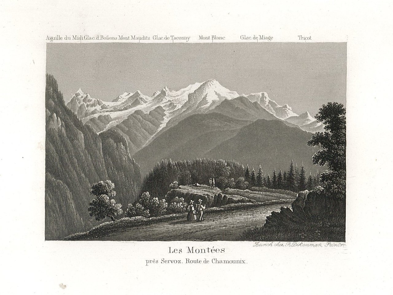 Le Montées près Servoz Houte de Chamounix