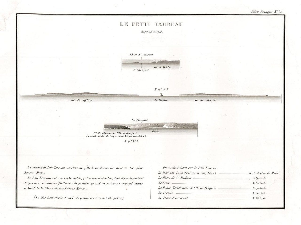 Le Petit Taureau - Reconnue en 1818