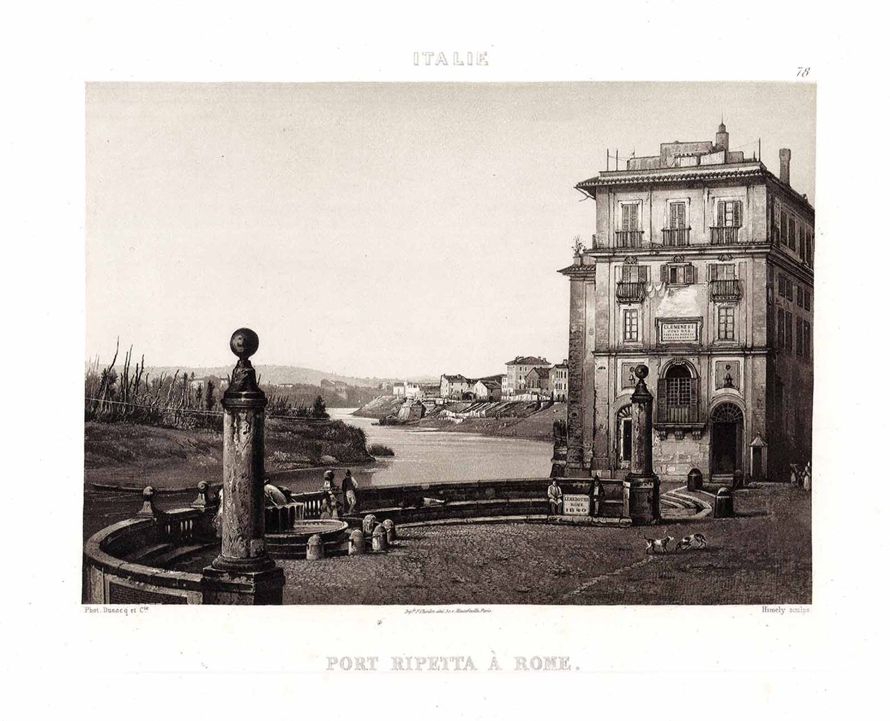 Le port Ripetta, à Rome