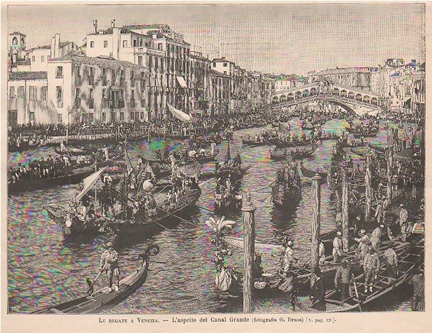 Le regate a Venezia - L’aspetto del Canal Grande