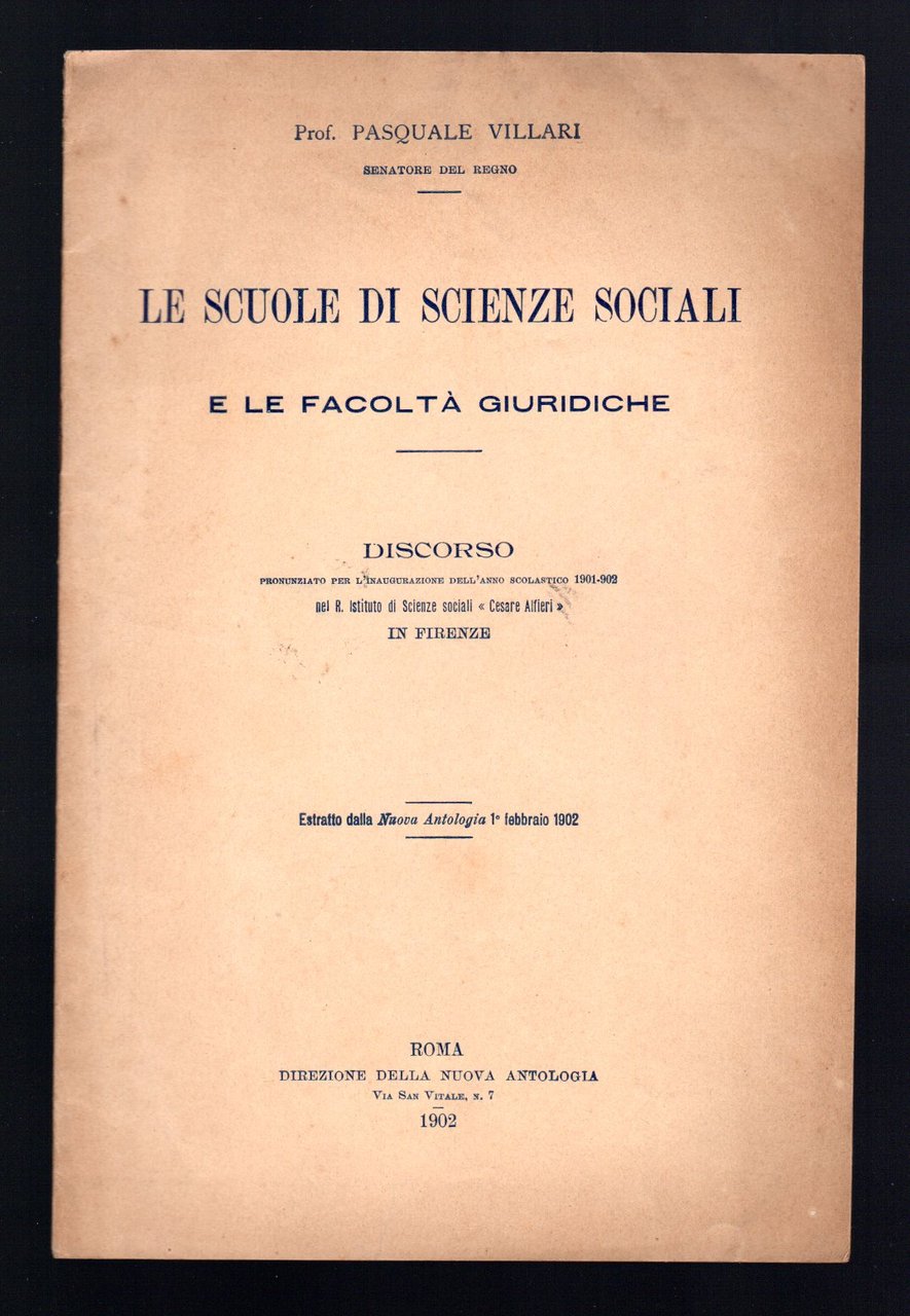 Le scuole di Scienze Sociali e le facoltà giuridiche