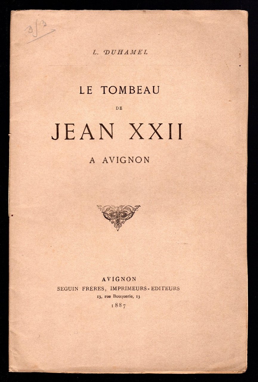 Le tombeau de Jean XXII a Avignon | Immagine principale