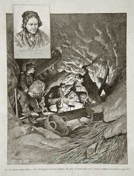 Le valanghe sulle Alpi.- Un salvataggio a Venaus