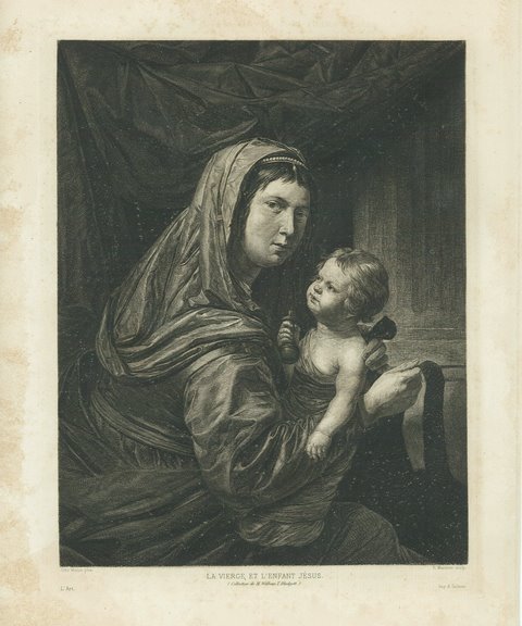 Le vierge et l’enfant Jesus