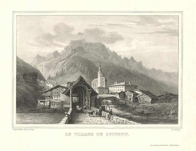 Le village de Splugen