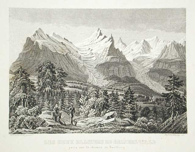 Les deux Glaciers de Grindelwald / .