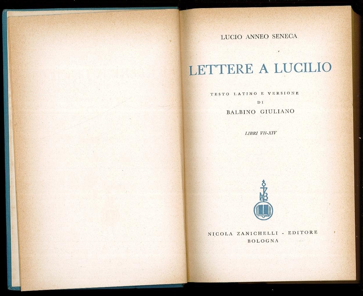 Lettere a Lucilio - Libri VII-XIV